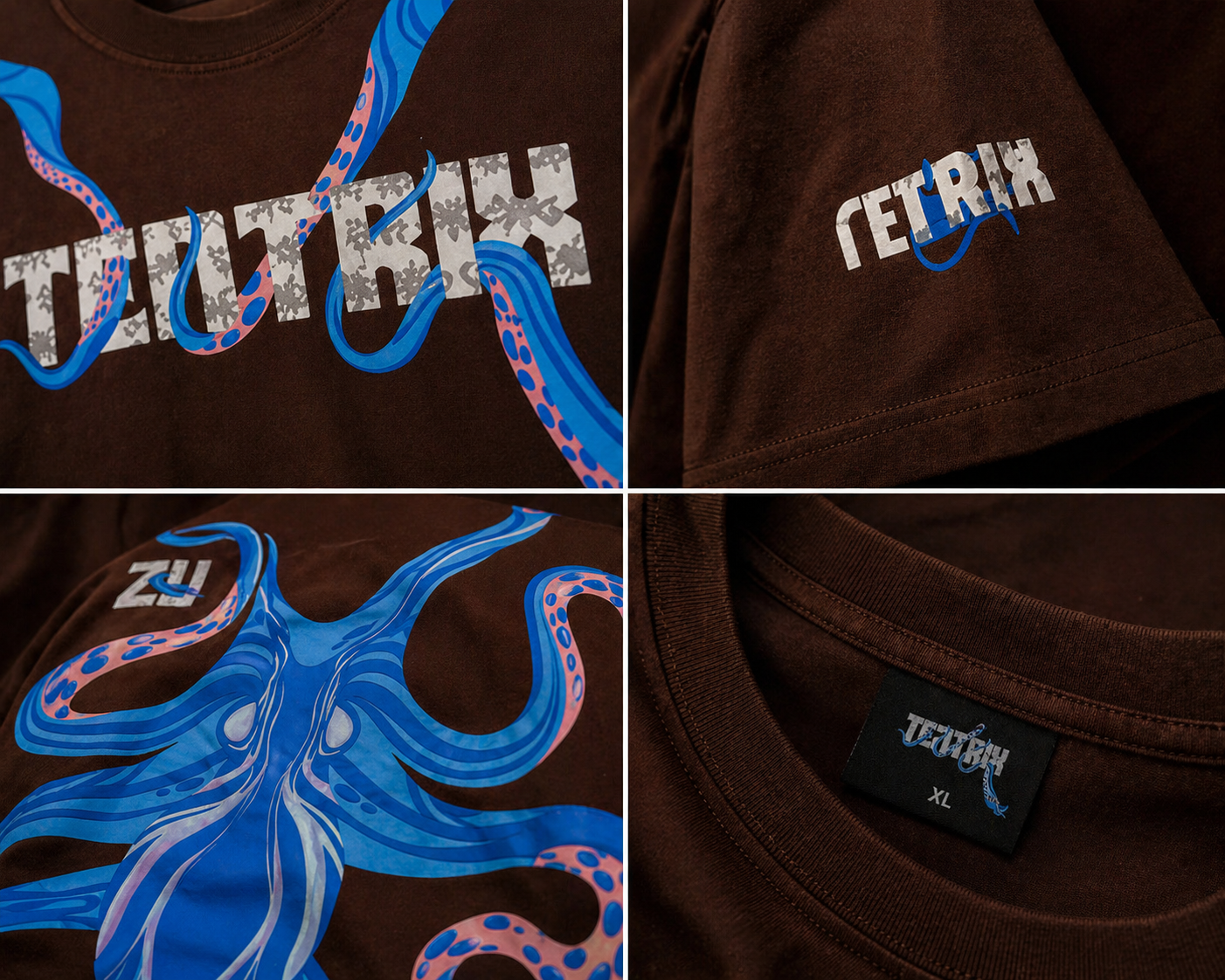 Core Drop Kraken Flow Oversized Tee