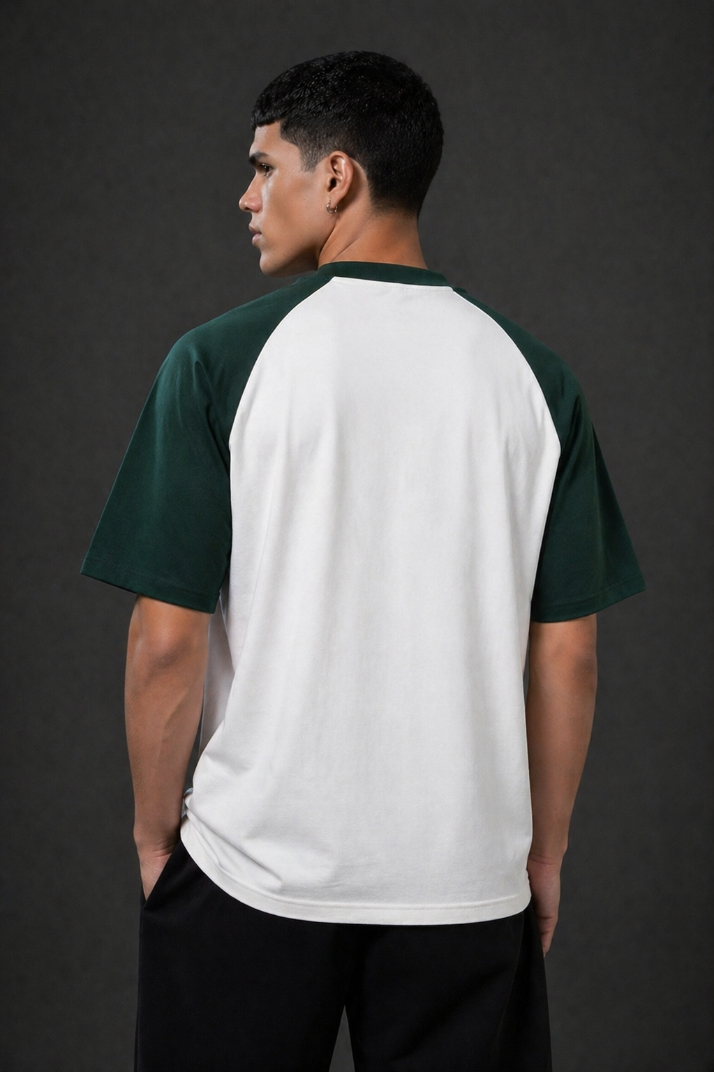 Core Drop Evergreen Raglan Oversized Tee