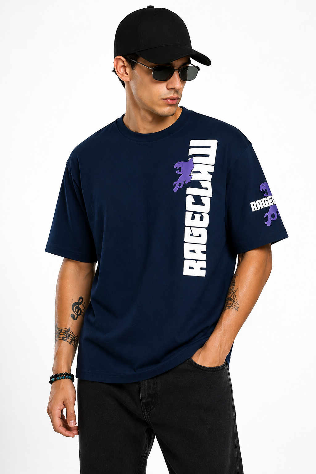 Core Drop – Midnight Rage Oversized Tee