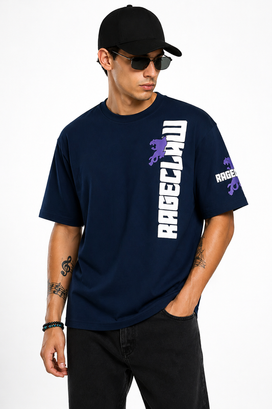 Core Drop – Midnight Rage Oversized Tee