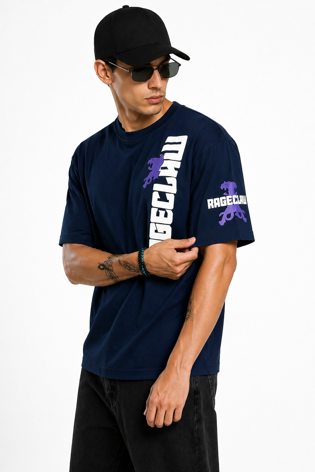 Core Drop – Midnight Rage Oversized Tee