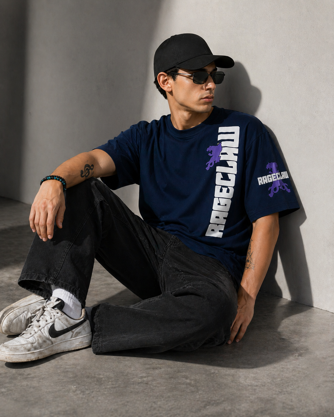 Core Drop – Midnight Rage Oversized Tee
