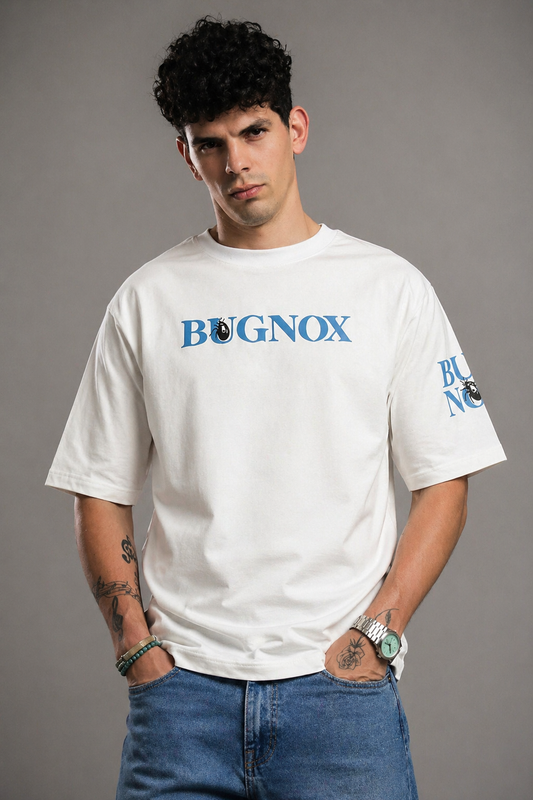 Core Drop Oversized Off White Graphic Tee