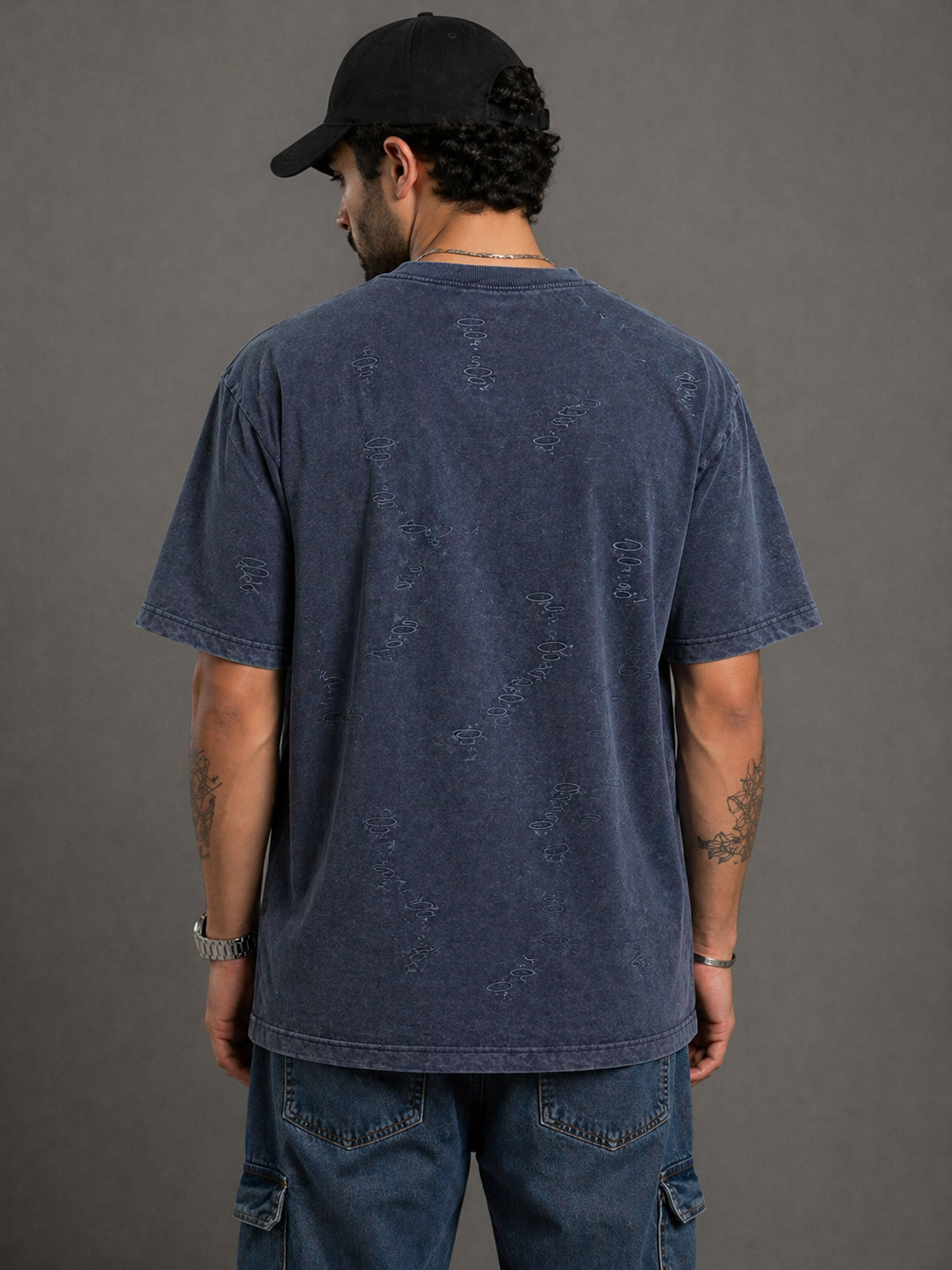 Core Drop Midnight Static Oversized Tee