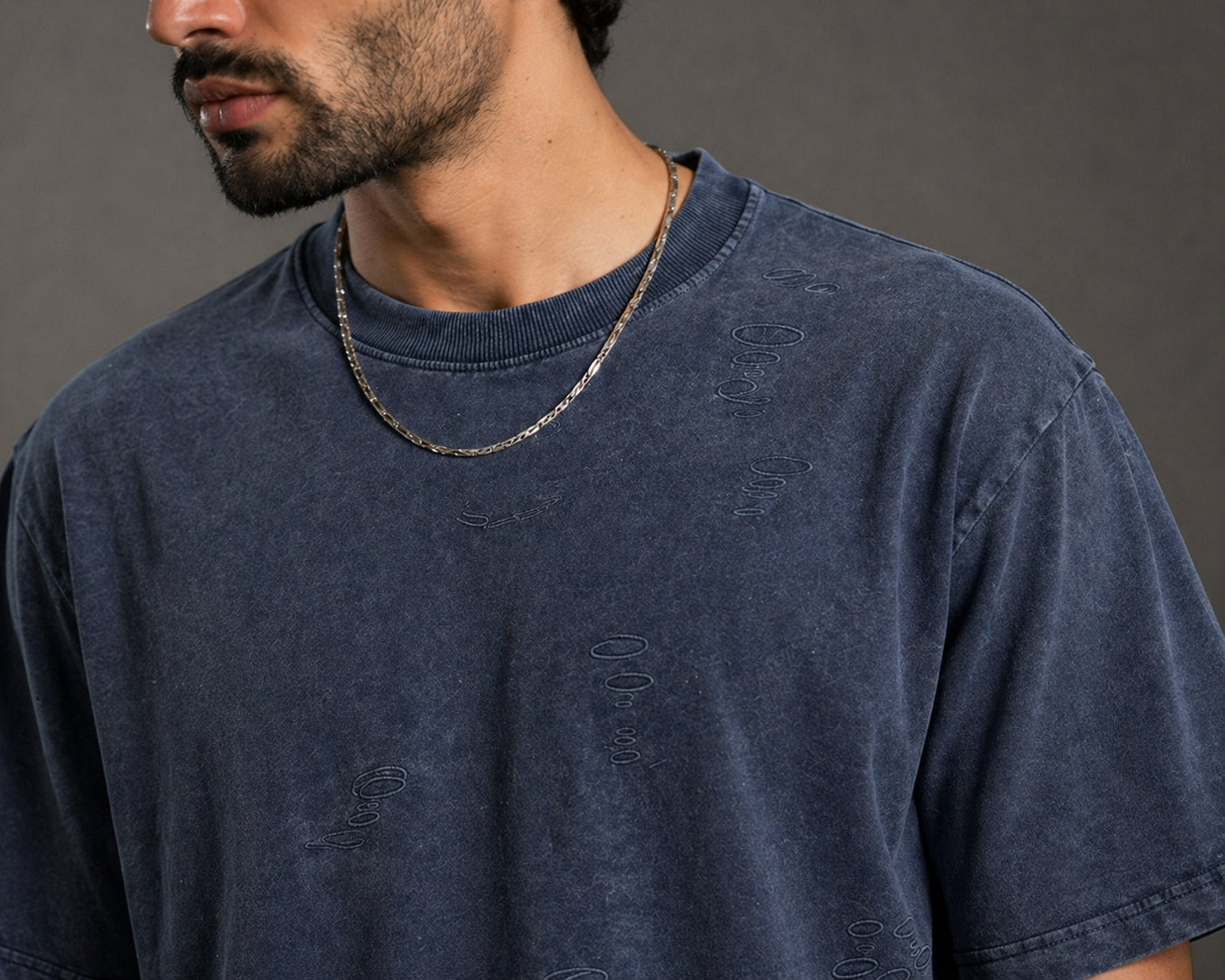 Core Drop Midnight Static Oversized Tee