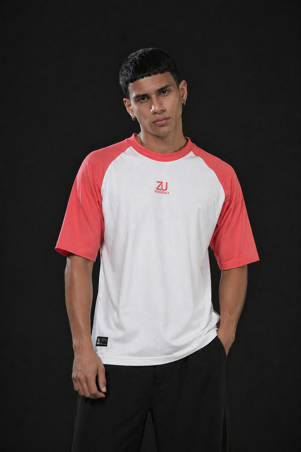 Core Drop Crimson Pulse Raglan Tee