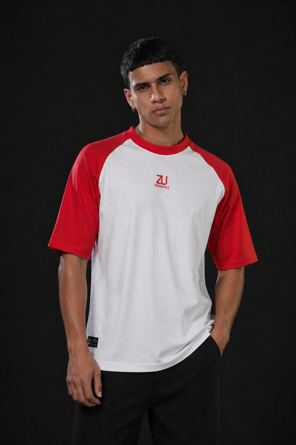 Core Drop Crimson Pulse Raglan Tee