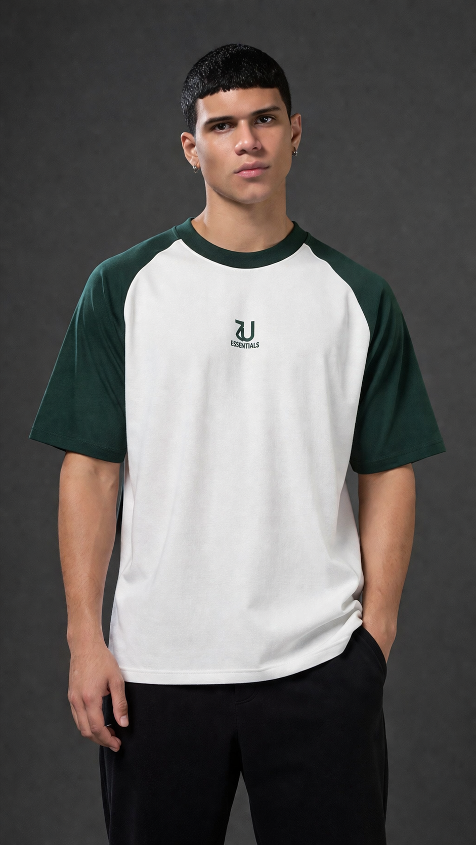 Core Drop Evergreen Raglan Oversized Tee