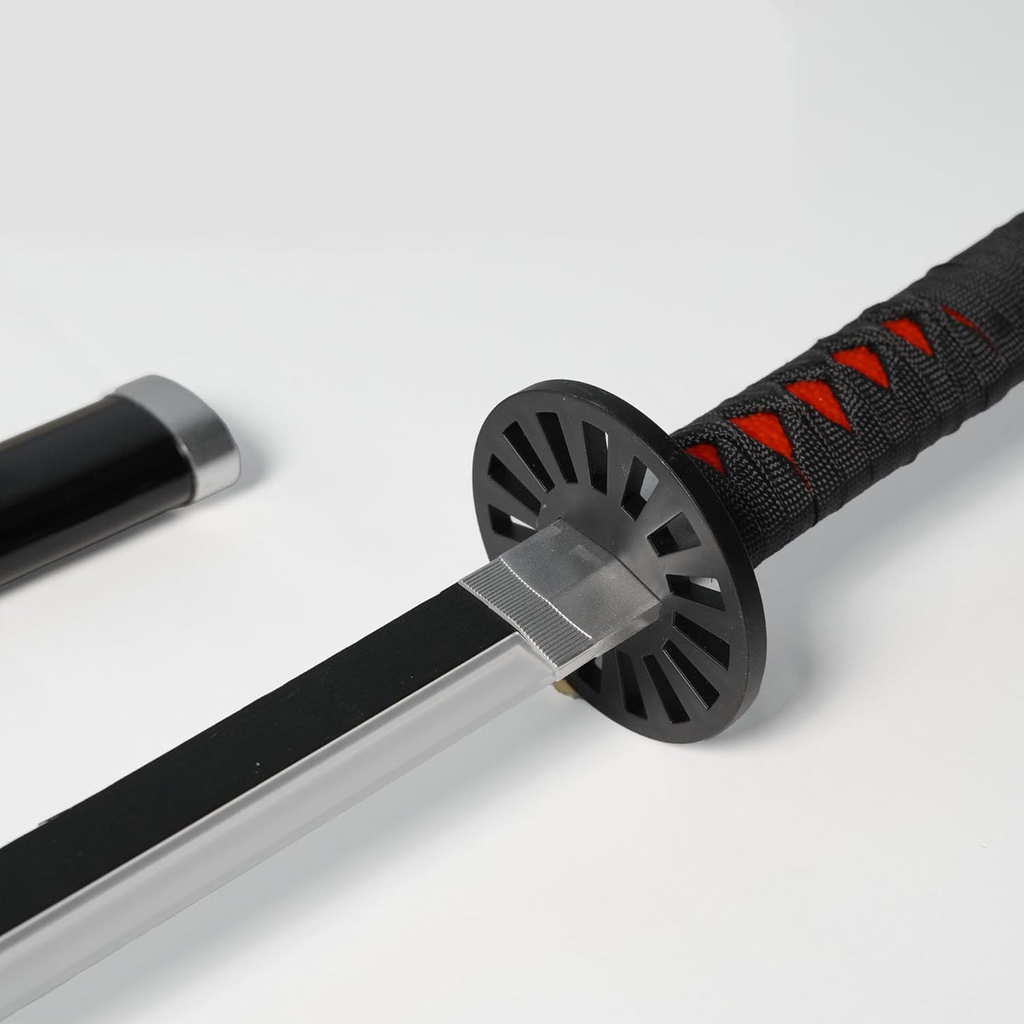 Demon Slayer Tanjiro Kamado Neon LED Katana – 100cm Life-Size Light-Up Anime Sword for Cosplay, Display & Training | Elegant Gift for Fans, Kids, Teens & Collectors