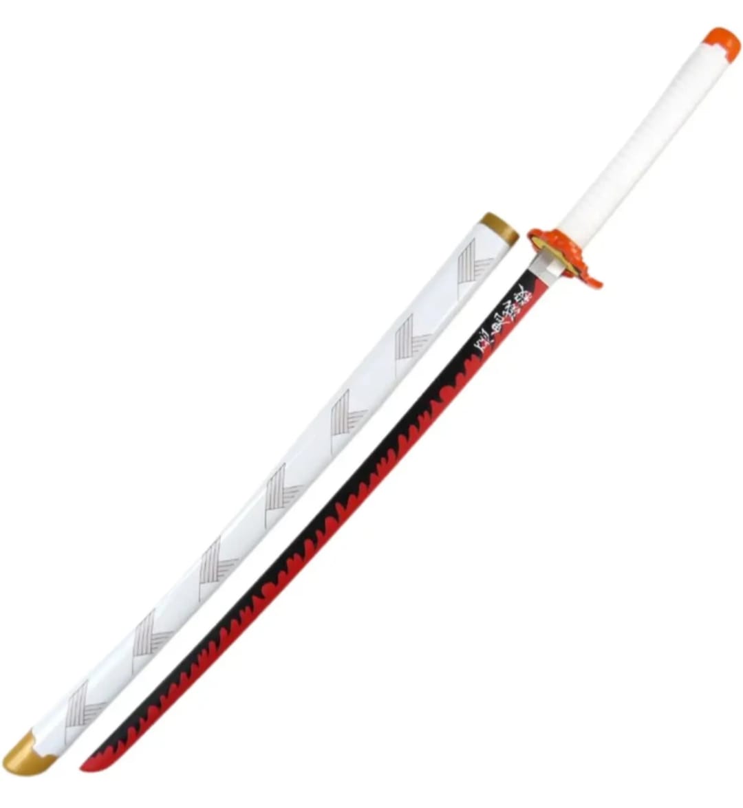 Rengoku's Katana 104 CM - Demon Slayer Flame Hashira Sword Replica (Multicolor)